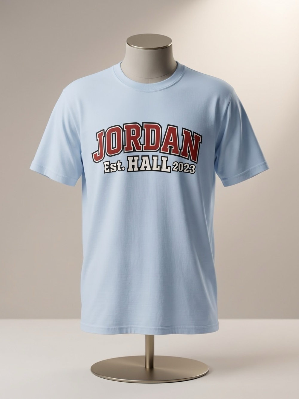 Comfort Colors Light Blue 'Jordan Est. Hall 2023' Graphic Tee